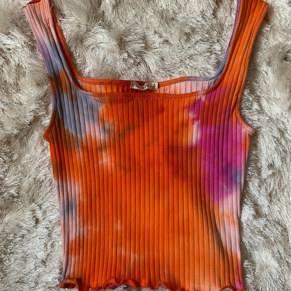 Tie dye crop top